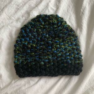 Vintage multi-color chunky beanie